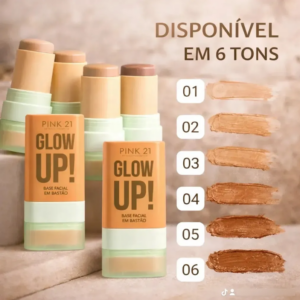 Pink 21 Base em Bastão Glow Up!